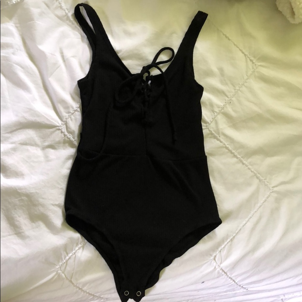 Kendall and Kylie black bodysuit